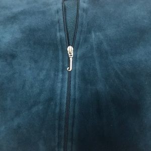 Green Juicy Couture Velour Hoodie